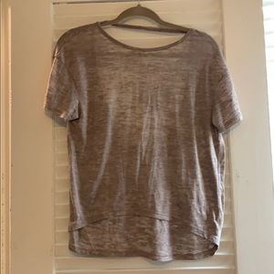 Great barre top! Grey/purple color. Open back.